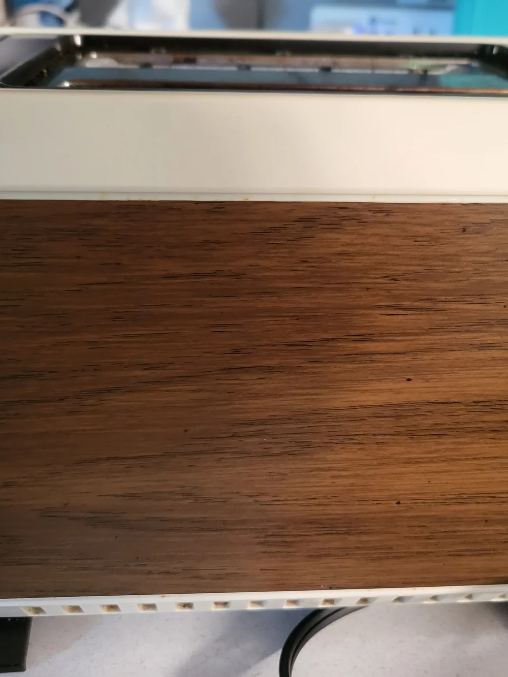 Vintage GE General Electric Toaster Woodgrain Retro 2 Slice Toast Selector